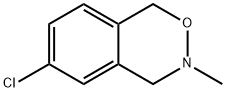 6-Chloro-3,4-dihydro-3-methyl-1H-2,3-benzoxazine Struktur