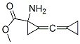 Cyclopropanecarboxylic acid, aminocyclopropylidenemethylene-, methyl ester (9CI) Struktur