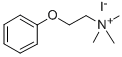 trimethyl-(2-phenoxyethyl)azanium Struktur