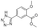 METHYL 2-METHOXY-5-(1H-TETRAZOL-5-YL)BENZOATE Struktur