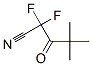 Pentanenitrile,  2,2-difluoro-4,4-dimethyl-3-oxo- Structure