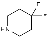 4,4-DIFLUOROPIPERIDINE Structure