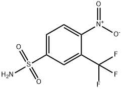 4-NITRO-3-(TRIFLUOROMETHYL)BENZENESULPHONAMIDE Struktur