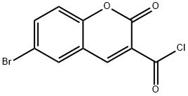 6-bromo-2-oxo-2H-chromene-3-carbonyl chloride Struktur