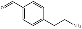 Benzaldehyde, 4-(2-aminoethyl)- (9CI) Struktur