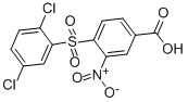 4-[(2,5-DICHLOROPHENYL)SULFONYL]-3-NITROBENZOIC ACID Struktur