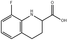 8-fluoro-1,2,3,4-tetrahydroquinoline-2-carboxylic acid Structure