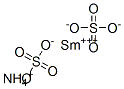 ammonium samarium(3+) disulphate Struktur