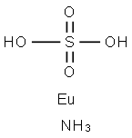 ammonium europium(3+) disulphate Struktur