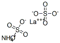 ammonium lanthanum(3+) disulphate  Struktur