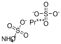 ammonium praseodymium(3+) disulphate  Struktur