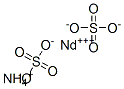 ammonium neodymium(3+) disulphate  Struktur