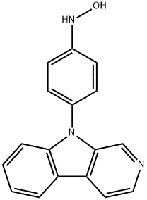 9-(4'-HYDROXYAMINOPHENYL)-9H-PYRIDO[3,4-B]INDOLE Struktur