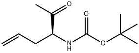 Carbamic acid, [(1S)-1-acetyl-3-butenyl]-, 1,1-dimethylethyl ester (9CI) Struktur