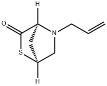 2-Thia-5-azabicyclo[2.2.1]heptan-3-one,5-(2-propenyl)-,(1S,4S)-(9CI) Struktur