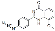 4(1H)-Quinazolinone,  2-(4-azidophenyl)-8-methoxy-  (9CI) Struktur