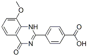 Benzoic  acid,  4-(1,4-dihydro-8-methoxy-4-oxo-2-quinazolinyl)-  (9CI) Struktur