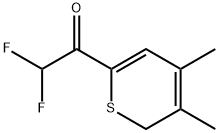 Ethanone, 1-(3,4-dimethyl-2H-thiopyran-6-yl)-2,2-difluoro- (9CI) Struktur