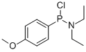 4-METHOXYPHENYL(DIETHYLAMINO)CHLOROPHOSPHINE Struktur