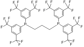 1,3-BIS[BIS(3,5-DITRIFLUOROMETHYLPHENYL)PHOSPHINO]PROPANE Struktur