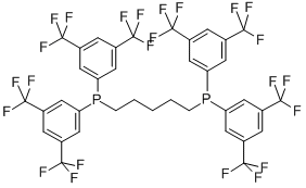 1,5-BIS[BIS(3,5-DITRIFLUOROMETHYLPHENYL)PHOSPHINO]PENTANE Structure