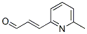 2-Propenal,3-(6-methyl-2-pyridinyl)-,(2E)-(9CI) Struktur