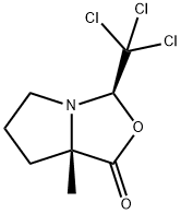 (2R,4R)-4-Methyl-2-trichloro-methyloxazolidin-5-one  Struktur