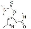 dimethylcarbamic acid, ester with 5-hydroxy-N,N,3-trimethylpyrazole-1-carboxamide  Struktur