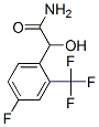 Benzeneacetamide,  4-fluoro--alpha--hydroxy-2-(trifluoromethyl)- Struktur