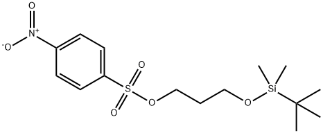 3-[[(1,1-DiMethylethyl)diMethylsilyl]oxy]-1-propanol, 4nitrobenzenesulfonate Struktur