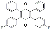 2,6-Bis(p-fluorophenyl)-3,5-diphenyl-p-benzoquinone Struktur