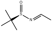 (R)-N-[(1E)-Ethylidene]-2-methylpropane-2-sulfinamide Struktur