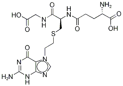 S-[2-(N7-guanyl)ethyl-d4]GSH Struktur