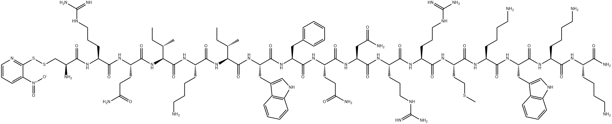 CYS(NPYS)-ANTENNAPEDIA HOMEOBOX (43-58) AMIDE Struktur