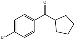 (4-bromophenyl)(cyclopentyl)methanone Struktur