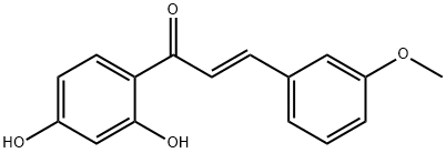 2',4-DIHYDROXY-3-METHOXYCHALCONE Struktur