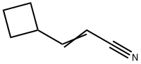 3-cyclobutylacrylonitrile Struktur