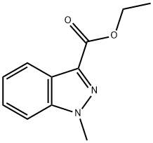 ETHYL 1-METHYL-1H-INDAZOLE-3-CARBOXYLATE Struktur