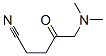 Pentanenitrile, 5-(dimethylamino)-4-oxo- (9CI) Struktur