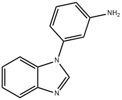 3-(1H-1,3-benzodiazol-1-yl)aniline Struktur