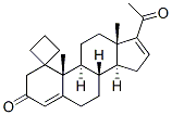 16,17-cyclopropanoprogesterone Struktur