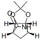 (1R,2S,6R,7S)-4,4-DIMETHYL-3,5-DIOXA-8-AZATRICYCLO[5.2.1.0(2,6)]DECAN-9-ONE Struktur