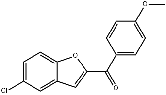 5-CHLORO-2-(4-METHYLBENZOYL)BENZOFURAN Struktur