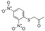 1-[(2,4-Dinitrophenyl)thio]-2-propanone Struktur