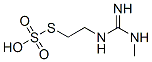 Thiosulfuric acid hydrogen S-[2-[[imino(methylamino)methyl]amino]ethyl] ester Struktur