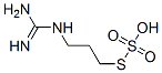 Thiosulfuric acid S-[3-[[amino(imino)methyl]amino]propyl] ester Struktur