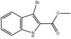 METHYL 3-BROMO-1H-INDOLE-2-CARBOXYLATE Struktur