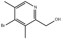 4-BROMO-3,5-DIMETHYL-2-HYDROXYMETHYLPYRIDINE Struktur