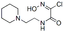 (2E)-2-hydroxyimino-N-[2-(3,4,5,6-tetrahydro-2H-pyridin-1-yl)ethyl]ace tamide chloride Struktur