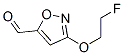 5-Isoxazolecarboxaldehyde, 3-(2-fluoroethoxy)- (9CI) Struktur